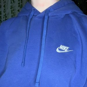 deep blue nike hoodie M